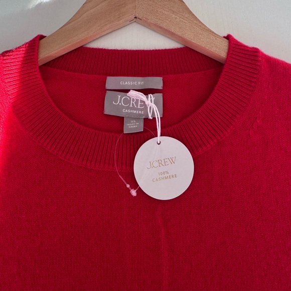 NWT J Crew Cashmere Classic Fit Crewneck Sweater Size XS - Picture 4 of 7